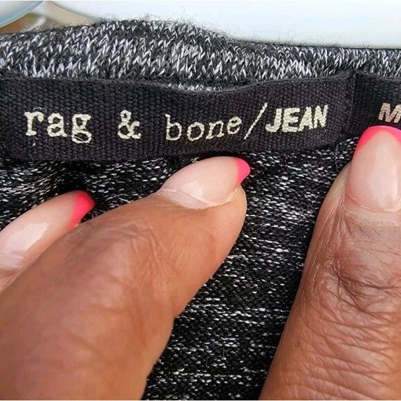 Rag & Bone Nicole Split Back Tank Dark Grey size M - Picture 4 of 5